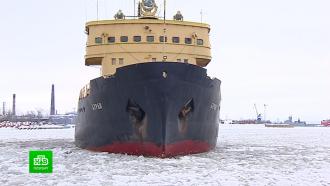 Как ледокол «Буран» несет тяжелую вахту в Финском заливе