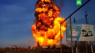 В Чечне взорвалась цистерна с газом