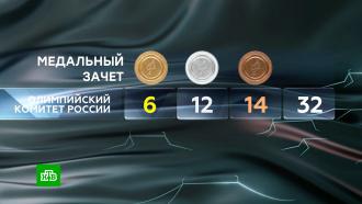 Сборная России завершила Олимпиаду на девятом месте в медальном зачете