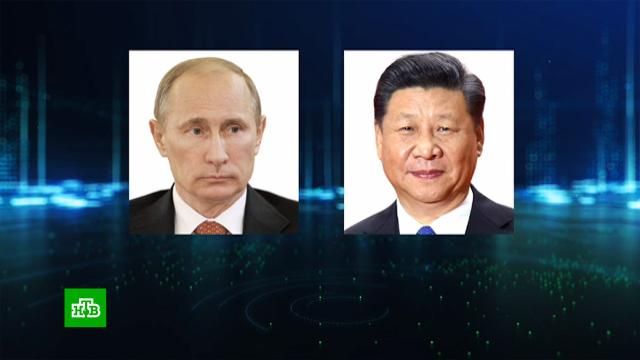 Телевидение Китая: Путин заявил Си Цзиньпину о готовности к переговорам с Украиной на высоком уровне.Китай, Путин, Украина, войны и вооруженные конфликты, дипломатия, переговоры.НТВ.Ru: новости, видео, программы телеканала НТВ