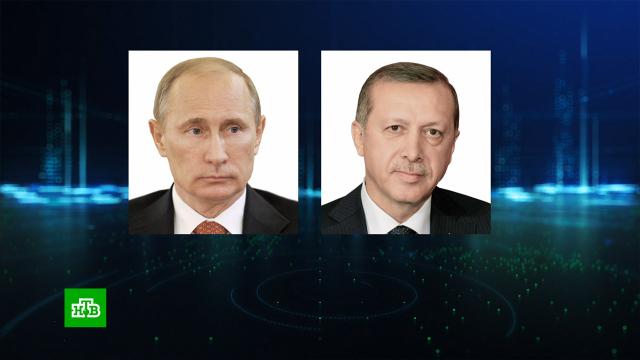 Путин в разговоре с Эрдоганом подтвердил готовность РФ к диалогу с Украиной.Путин, Турция, Украина, Эрдоган, переговоры.НТВ.Ru: новости, видео, программы телеканала НТВ