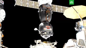 «Союз <nobr>МС-19»</nobr> с двумя космонавтами РФ и американским астронавтом отстыковался от МКС