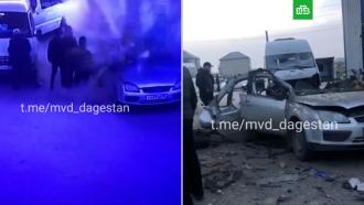 В Дагестане на заправке произошел взрыв