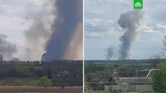 Пожар произошел на объекте Минобороны РФ под Белгородом