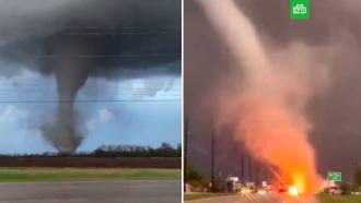 Разрушительный торнадо в Канзасе сняли на видео