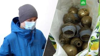 Приезжего задержали за кражу латунных шаров из исторического здания в Москве
