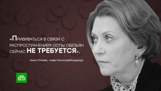Попова: вакцинация от оспы обезьян в России не нужна