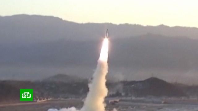 КНДР провела испытания сразу трех ракет.Байден, Ким Чен Ын, Северная Корея, запуски ракет.НТВ.Ru: новости, видео, программы телеканала НТВ