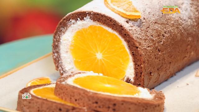 Апельсин в шоколадном бисквите.еда, кулинария.НТВ.Ru: новости, видео, программы телеканала НТВ