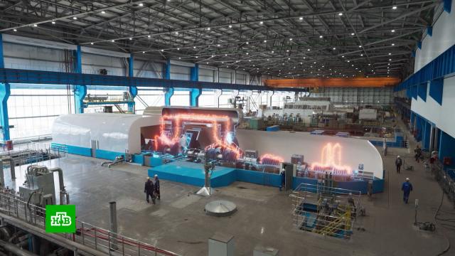Самую мощную в мире паровую турбину запустили на ТЭЦ-22 в Подмосковье.Газпром, Миллер, Московская область, ТЭЦ, энергетика.НТВ.Ru: новости, видео, программы телеканала НТВ