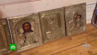 Похитителей икон из храма в Раменском задержали благодаря следам на веревке.НТВ.Ru: новости, видео, программы телеканала НТВ