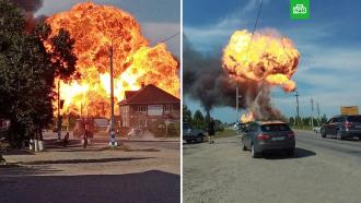 Взрыв на АЗС в Ульяновской области