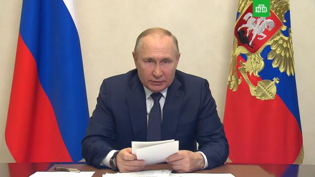 Путин: Россия столкнулась с огромным вызовом.Путин, Ростех, санкции, технологии.НТВ.Ru: новости, видео, программы телеканала НТВ