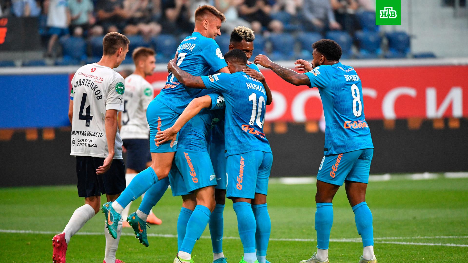 «Зенит» разгромил «Крылья Советов» в матче РПЛ