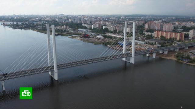 Новый мост в Череповце построили на два года раньше срока.Вологодская область, Путин, мосты, строительство.НТВ.Ru: новости, видео, программы телеканала НТВ