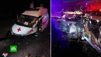 Машина скорой помощи попала в ДТП в Нижнем Тагиле: пять человек погибли