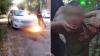 Супруги из Ростова-на-Дону подожгли машину полицейского с символом Z: видео 