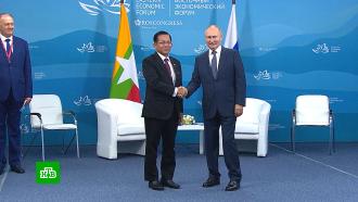 Премьер Мьянмы назвал Путина лидером мира 