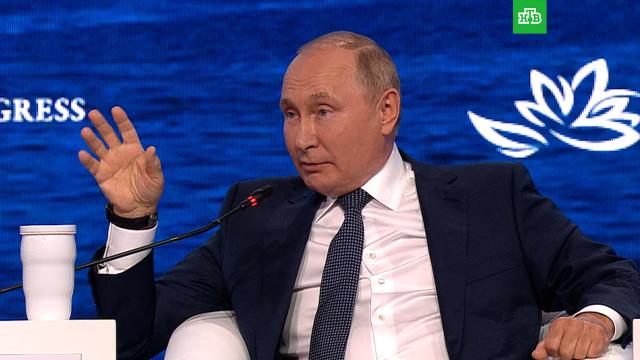 Путин: бизнесмены не лишились бы своих яхт, если бы держали их в России.Путин, санкции.НТВ.Ru: новости, видео, программы телеканала НТВ