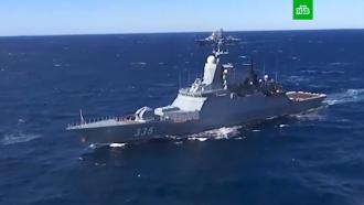 Корабли России и Китая проводят совместное патрулирование в Тихом океане
