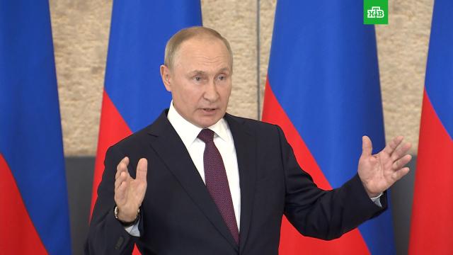 Путин: если приспичило, возьмите и снимите санкции с «Северного потока — 2».Путин, Северный поток, газ.НТВ.Ru: новости, видео, программы телеканала НТВ