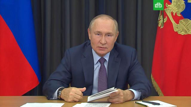 «Хлеб — всему голова»: Путин анонсировал рекордный урожай зерна.Путин, зерно, рекорды, сельское хозяйство.НТВ.Ru: новости, видео, программы телеканала НТВ