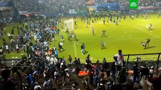 Беспорядки на стадионе в Индонезии: 127 человек погибли.Индонезия, беспорядки.НТВ.Ru: новости, видео, программы телеканала НТВ