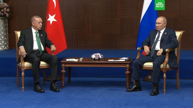 Путин предложил Эрдогану создать газовый хаб в Турции.Путин, Турция, Эрдоган, газ.НТВ.Ru: новости, видео, программы телеканала НТВ