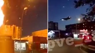 Момент крушения Су-34 в Ейске попал на видеорегистратор