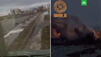 Кадыров опубликовал видео обстрела Запорожской АЭС