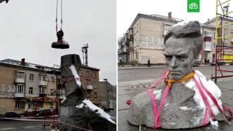 В Хмельницкой области Украины снесли памятник советскому писателю Островскому