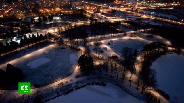 Южно-Приморскому парку добавили света.Санкт-Петербург, благоустройство, парки и скверы.НТВ.Ru: новости, видео, программы телеканала НТВ