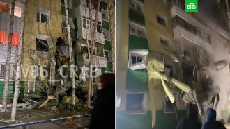 Подъезд дома обрушился в Нижневартовске после взрыва газа