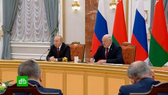 Встреча в Минске: о чем говорили Путин и Лукашенко