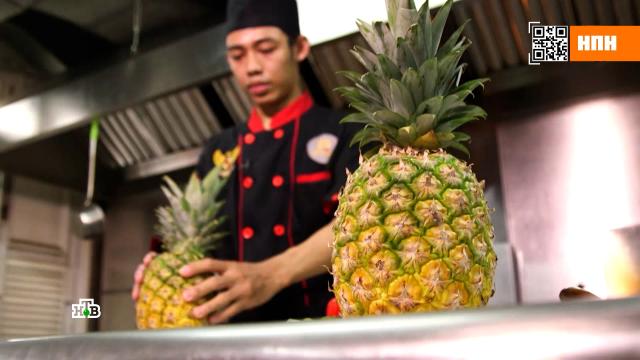 Как правильно выбрать и приготовить ананас.Индонезия, Таиланд, еда, продукты.НТВ.Ru: новости, видео, программы телеканала НТВ