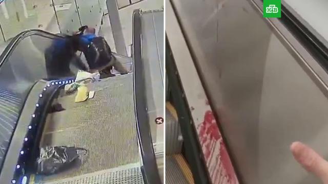 Появилось видео со станции МЦК, где ребенку зажало голову на эскалаторе.Москва, дети и подростки, общественный транспорт.НТВ.Ru: новости, видео, программы телеканала НТВ