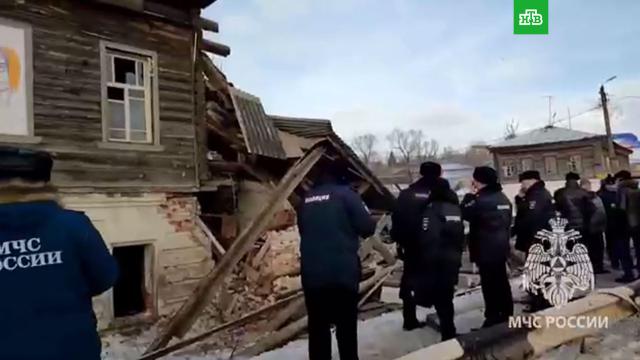 Взрыв уничтожил двухэтажный дом в Нижегородской области.Нижегородская область, взрывы газа.НТВ.Ru: новости, видео, программы телеканала НТВ
