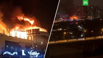 Мощный пожар в ресторане в Краснодаре